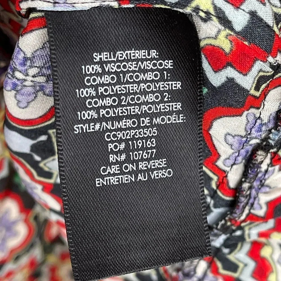 alice + olivia Arnette Tiered Tunic Dress medium - Picture 12 of 14